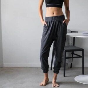 Lunya Restore Double Faced Pant in Mercurial Gray Pima Cotton Womens XS - *NWT!*